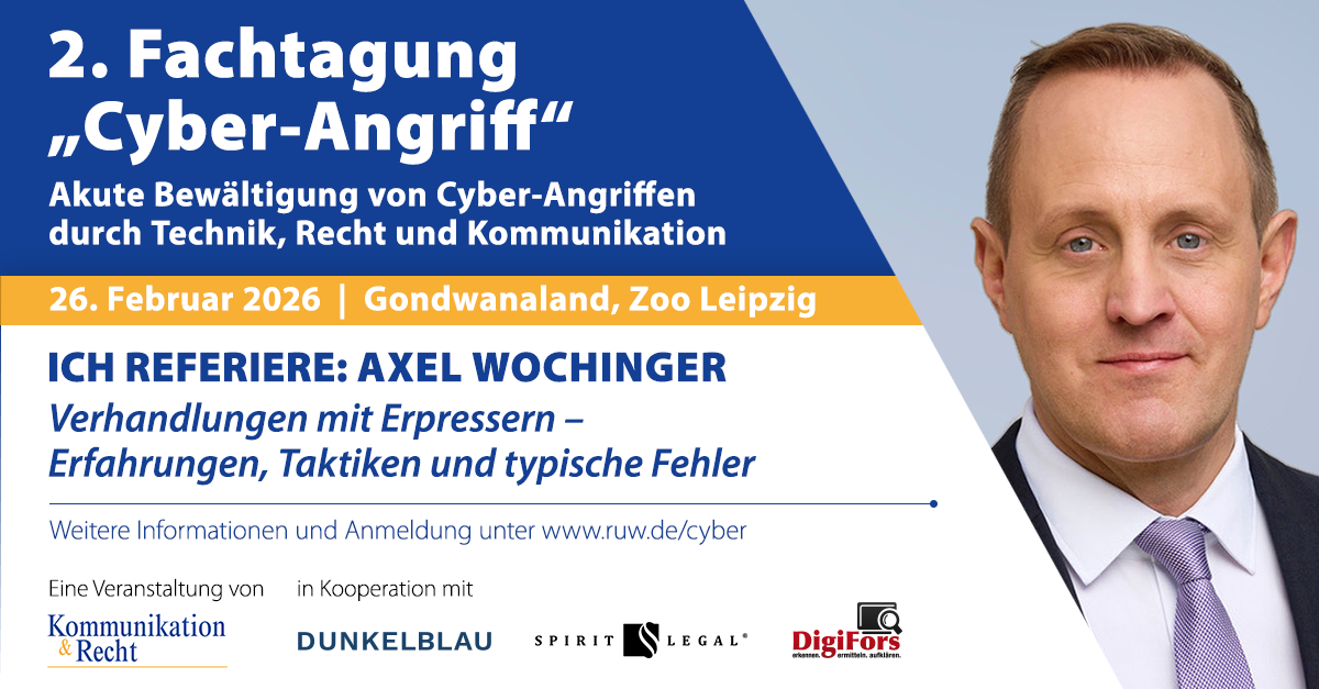 260226 cyberattack conference Wochinger Axel