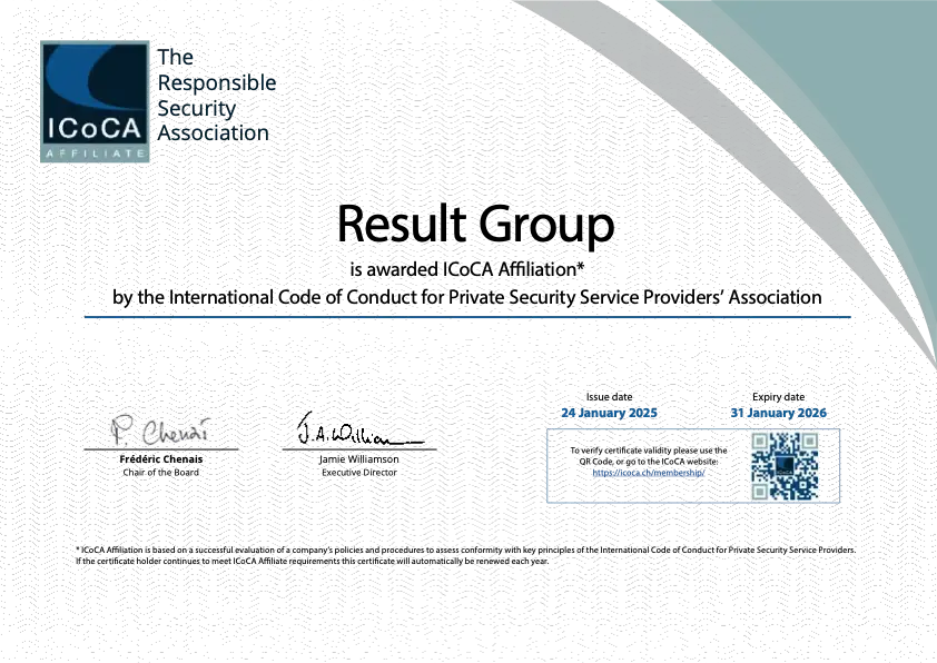2025 icoca affiliate certificate result group