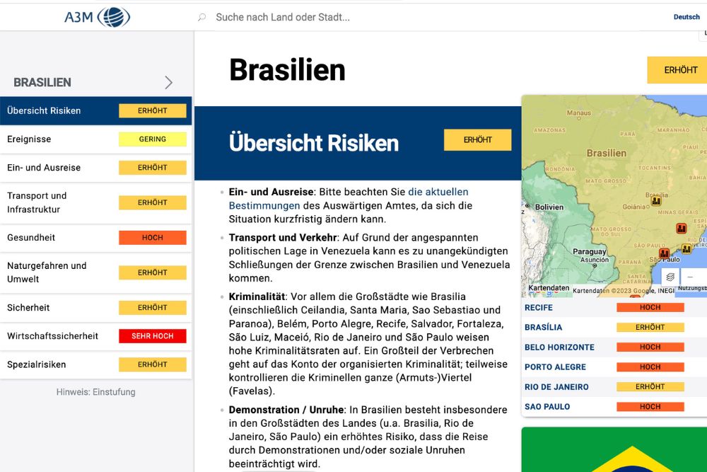 Länder Städteinformation